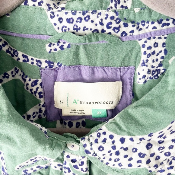 Anthropologie Pajamas Women's 2X A+ Sweet Dreams Sleep Set Leopard Print - Picture 5 of 14